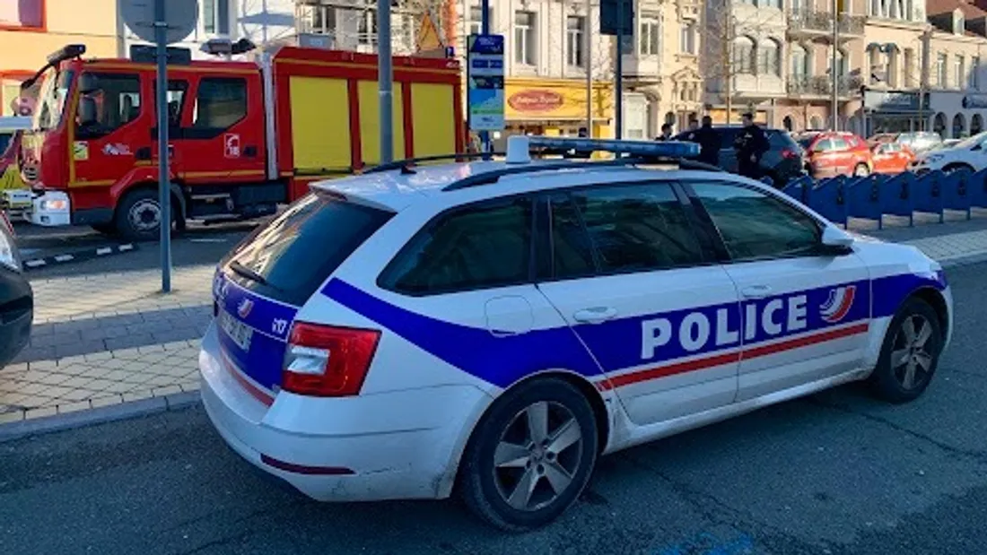 calais accident pompiers et police