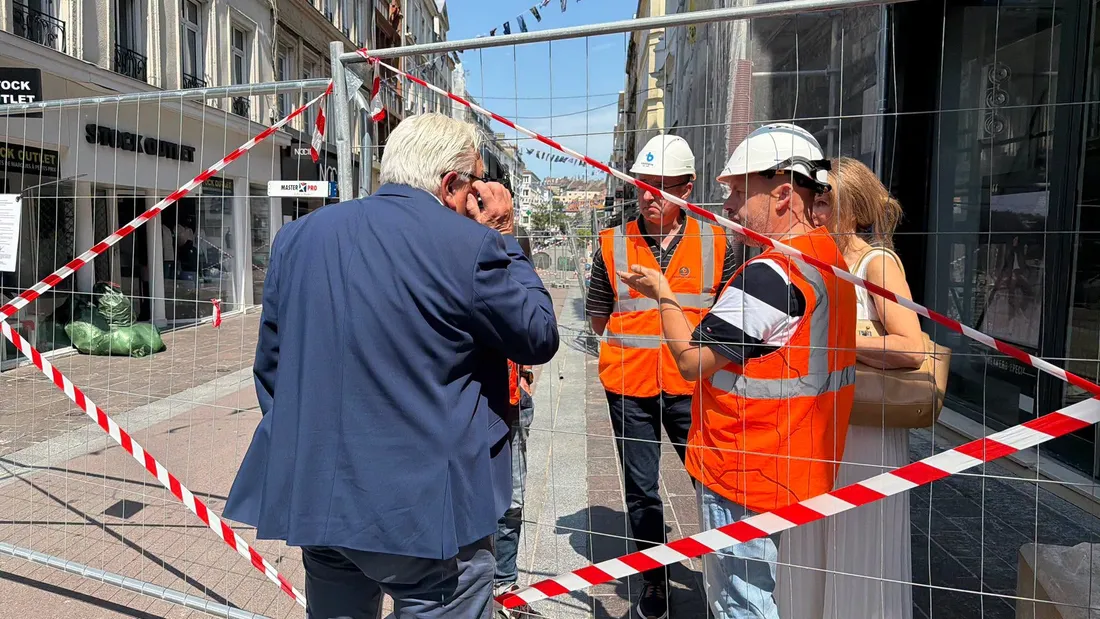 La municipalité annonce la réouverture de la rue Thiers aux piétons.
