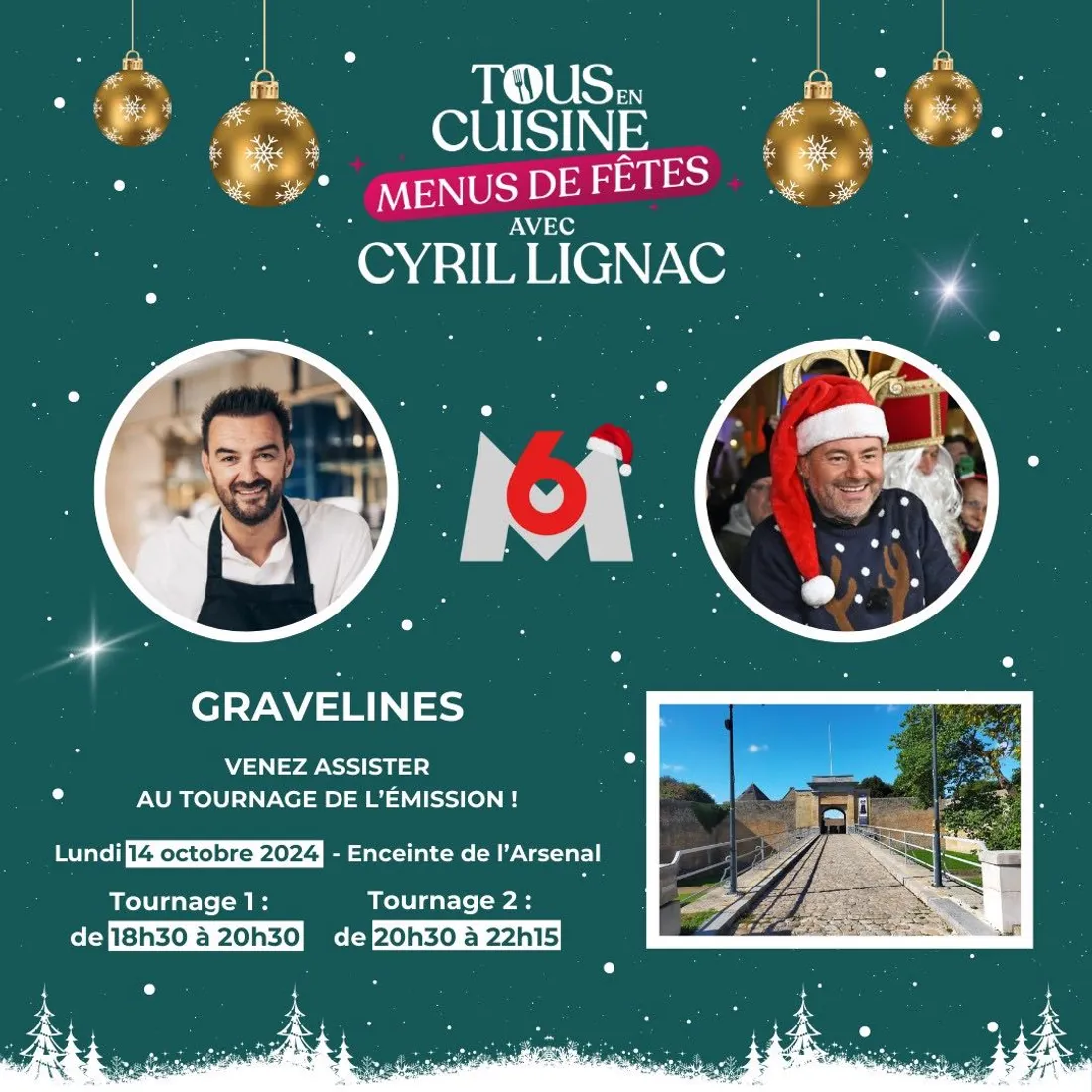 M6 cyril lignac Tous en cuisine