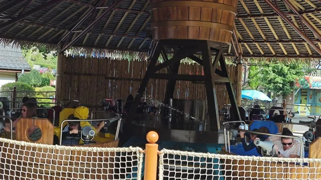 Succès pour la nouvelle attraction. 