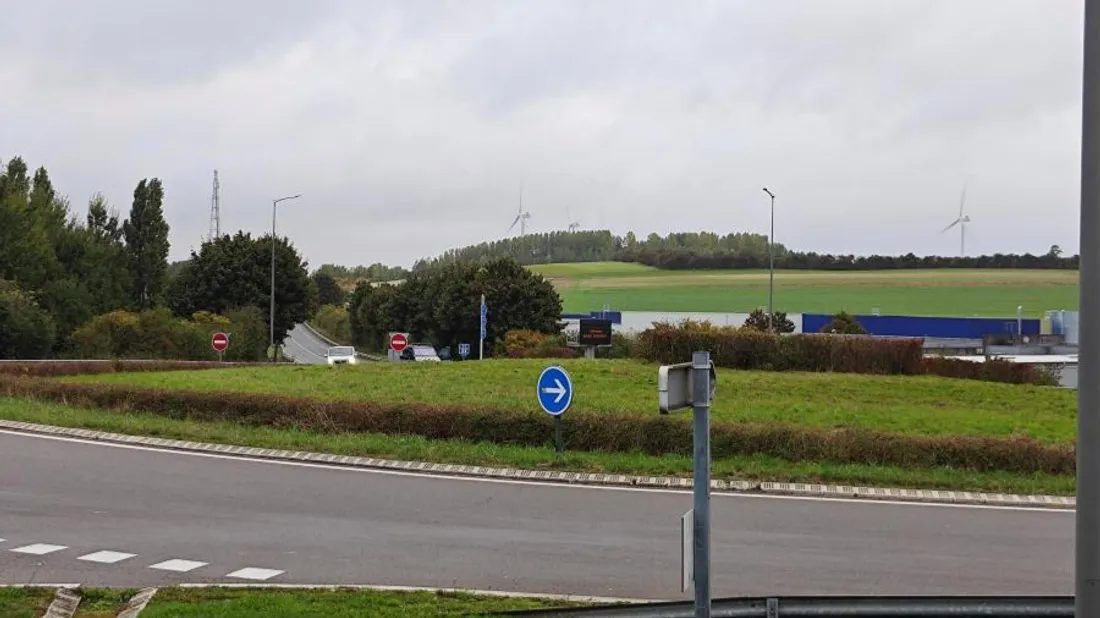 C'est autour de ce rond-point que des tracts ont été distribués. 