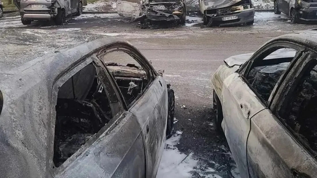 voiture en feu