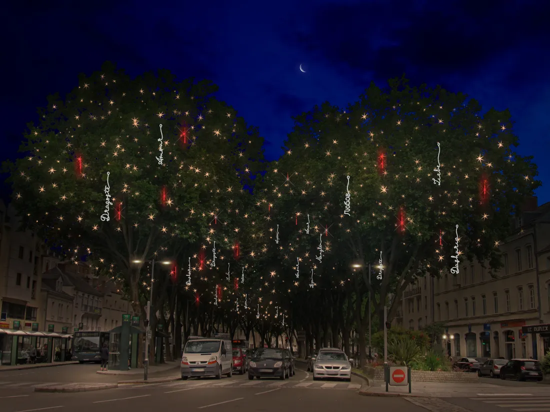 Avenue de la Résistance Illuminations Laval_23 10 23_Leblanc Illuminations