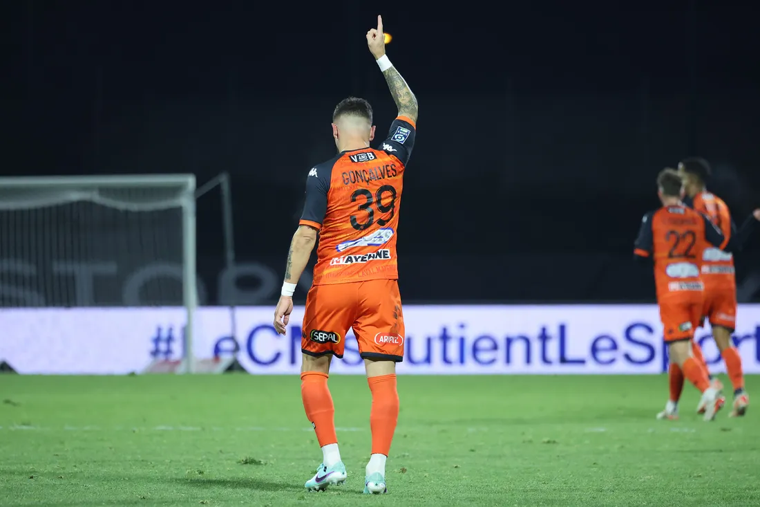 Anthony Gonçalves, buteur face à Grenoble.
