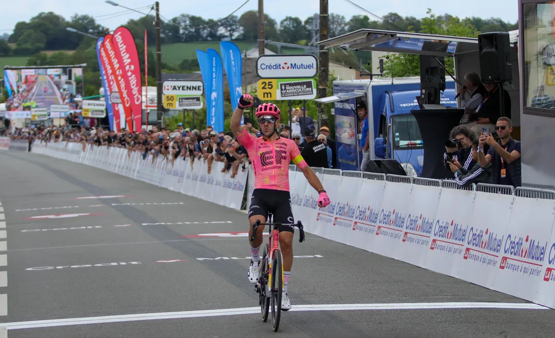 Alberto Bettiol a remporté l'étape reine des Boucles de la Mayenne.