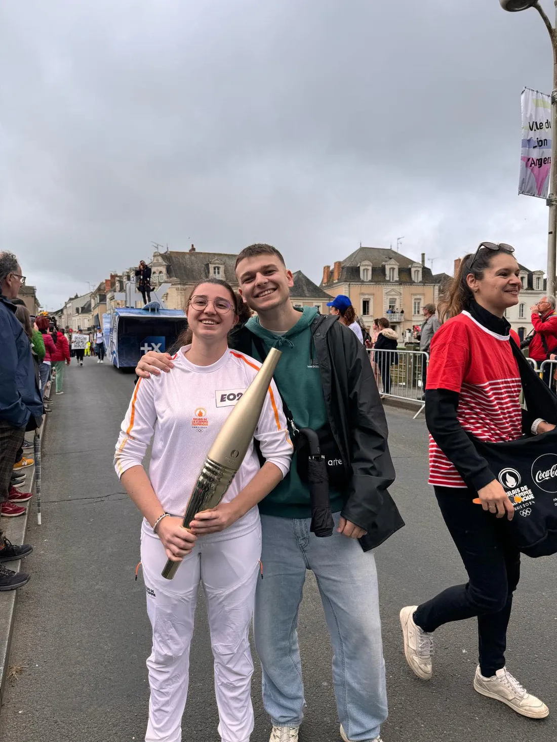 Flamme olympique Lion d'Angers Méline_28 05 24_AVC