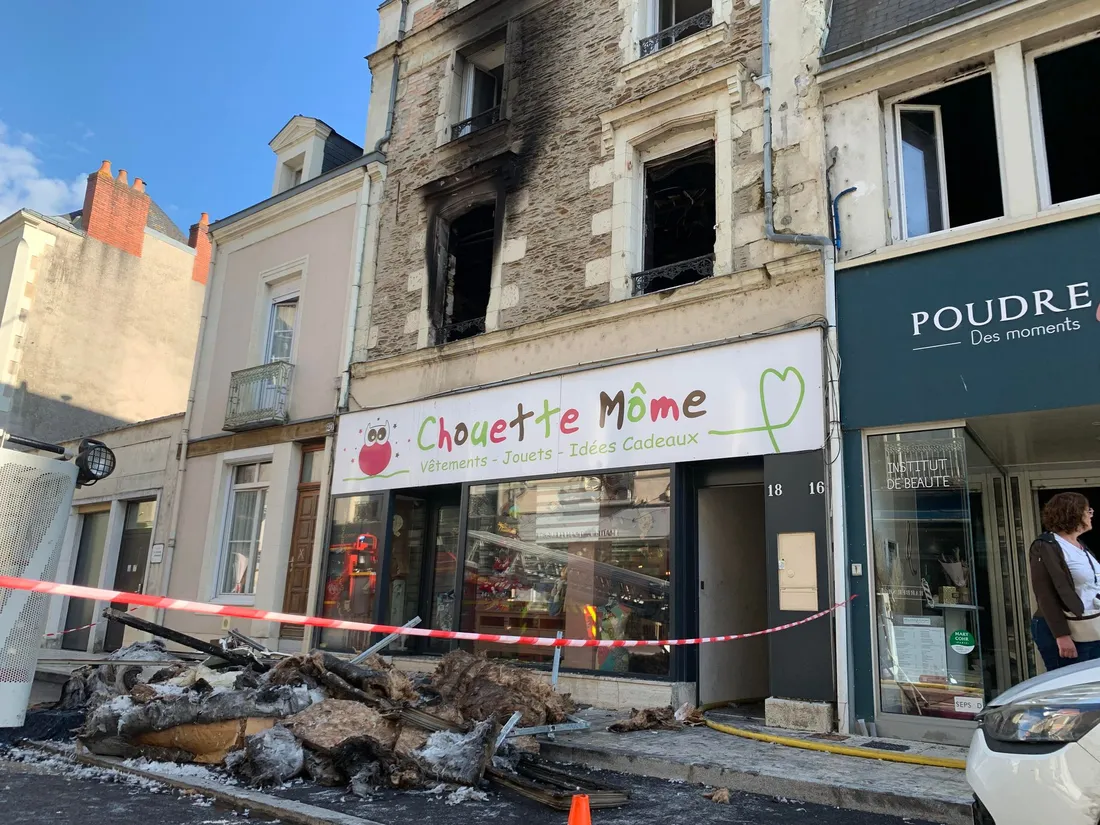 Incendie rue Victor Hugo Segré
