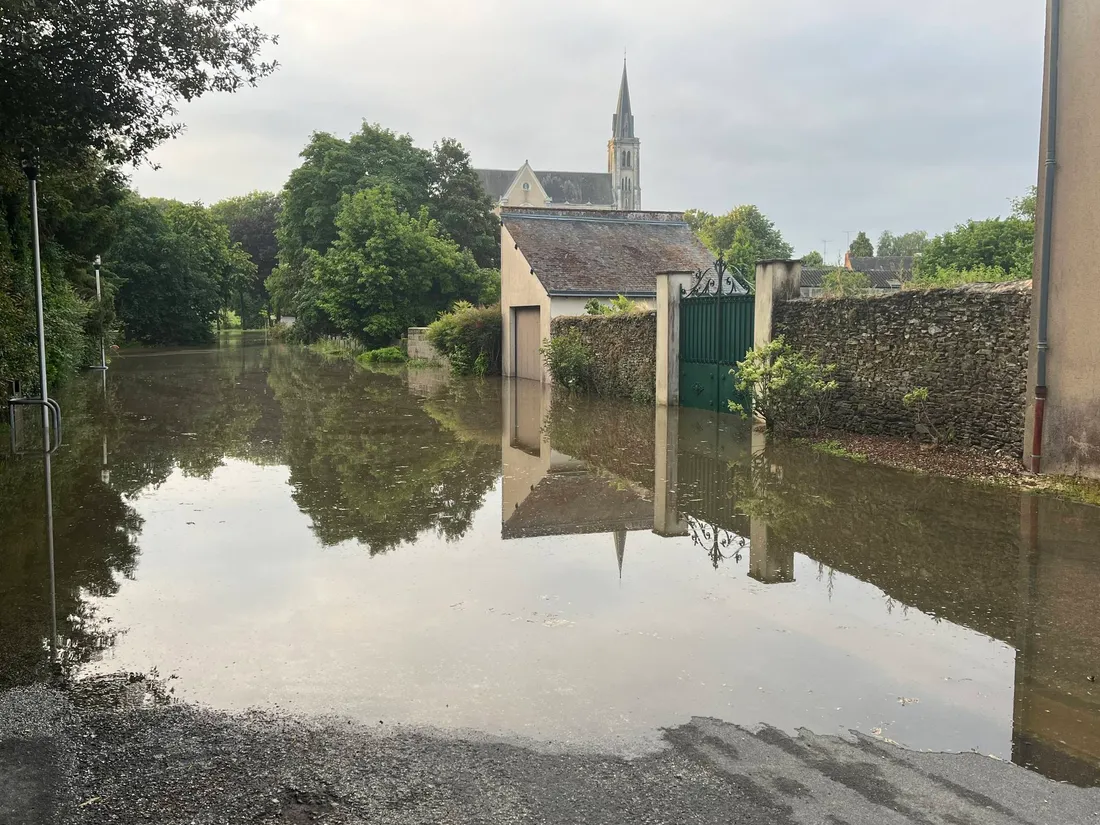 L'Oudon est sortie de son lit à Craon dans la nuit de mercredi à jeudi.