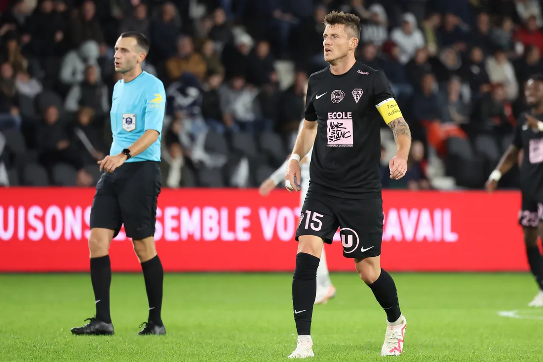 Pierrick Capelle était de retour à l'entraînement.