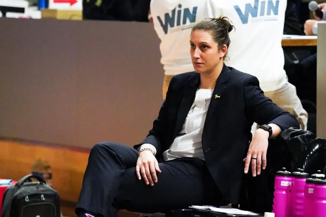 Aurélie Bonnan, l'entraîneure de l'Ufab 49.