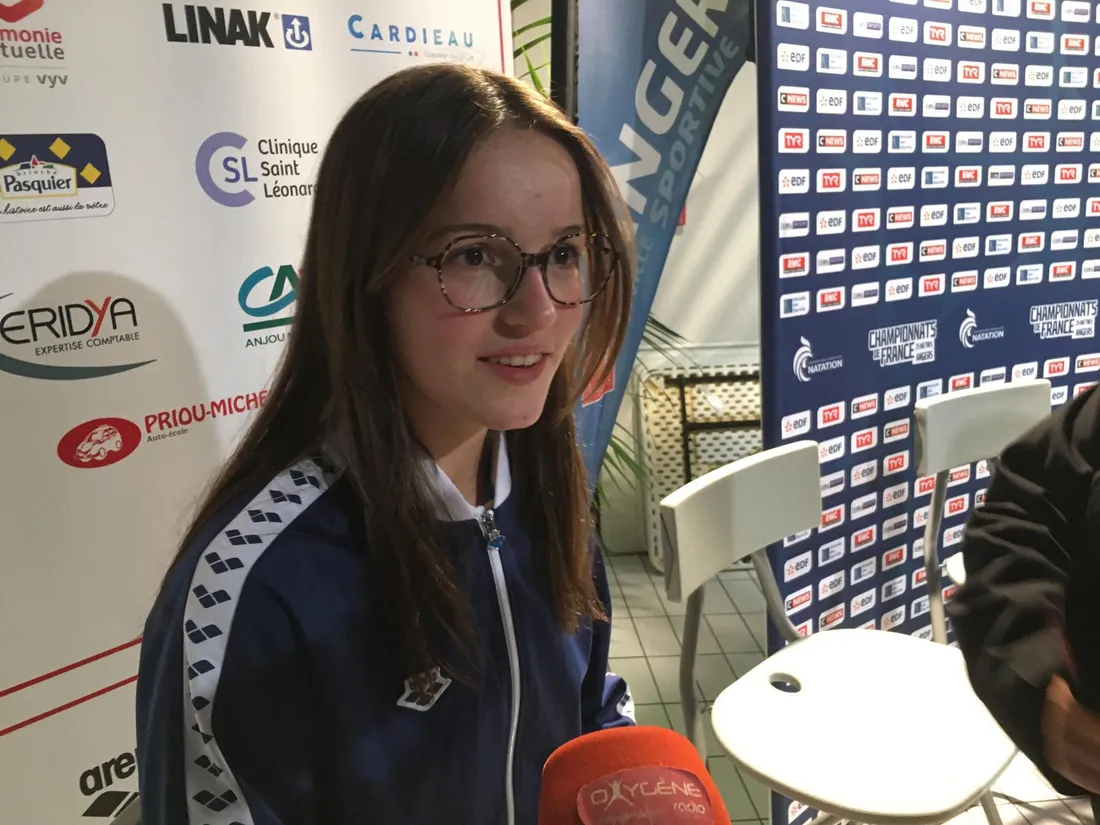 Azélis Ripoche - Championnat France Natation Angers_25 10 23_AVC