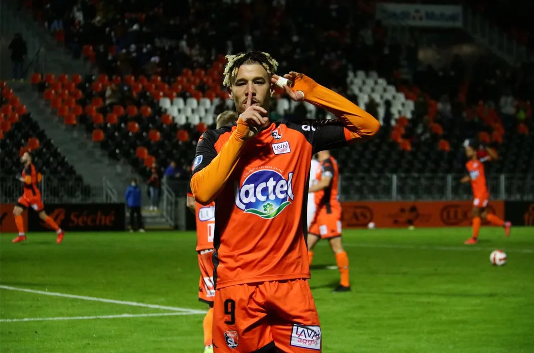 Geoffray Durbant a ouvert le score pour le Stade lavallois.