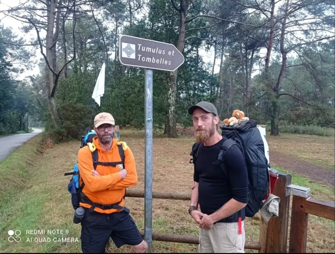 Défi contre la mucoviscidose départ sac sur le dos_23 09 24_350 kms contre la mucoviscidose
