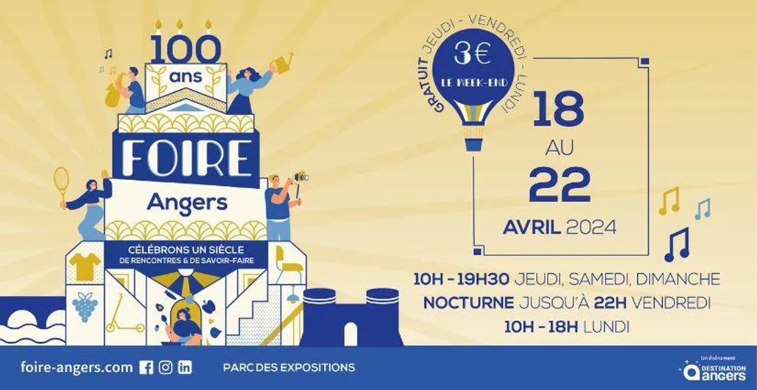 Affiche foire d'Angers