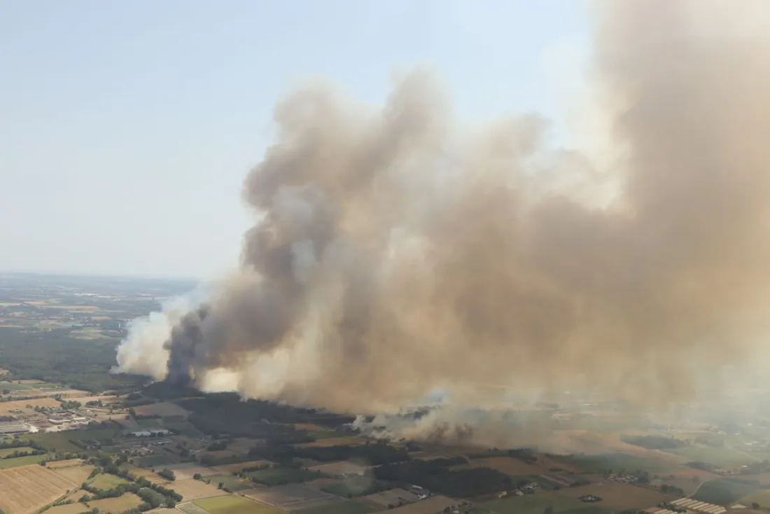 Feu Vivy Monteaux_19 07 22_SDIS 49