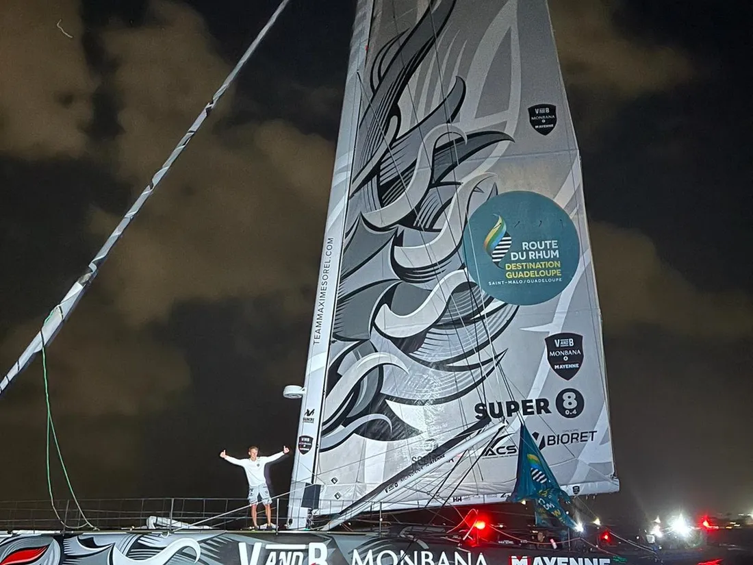 Maxime Sorel en a terminé avec la Route du Rhum 2022.