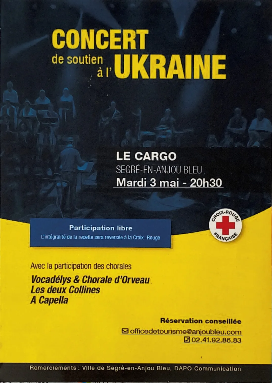 Flyers Segré chorales Vocadelys Deux Collines A Capella ND d'Orveau_11 04 22_Morgane Poirier