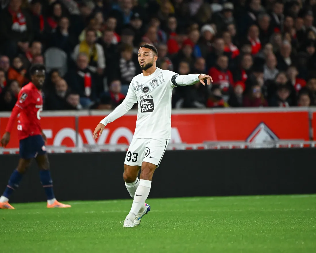 Haris Belkebla et les Angevins n'ont pas réussi à être dangereux à Lille.