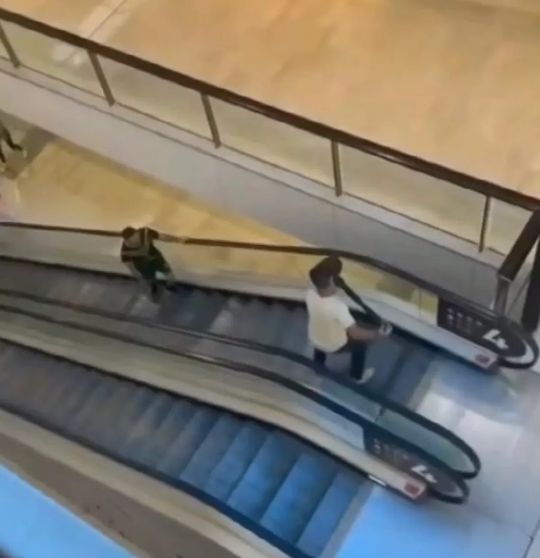 Damien Guerot a empêché l'assaillant de monter.