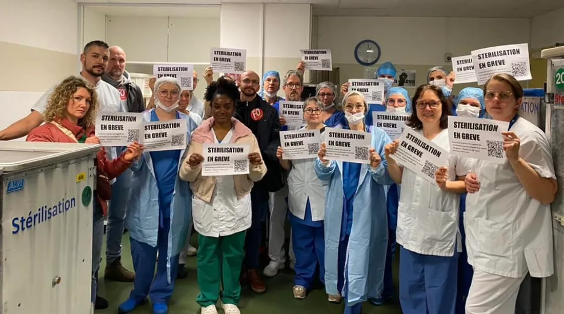 Grève stérilisation CHU d'Angers_28 11 24_FO CHU 49