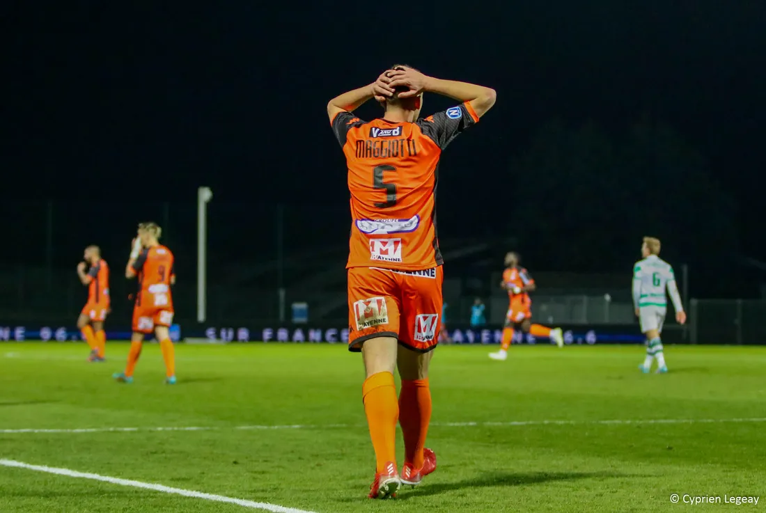 Les Lavallois de Julien Maggiotti se sont fait égaliser en fin de match.