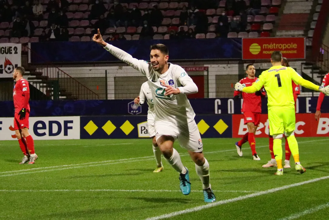 Julien Maggiotti avait ouvert le marque pour le Stade lavallois.