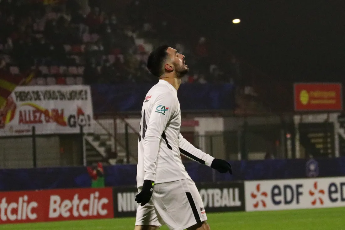 Sébastien Da Silva est déçu, le Stade lavallois est éliminé de la Coupe de France.
