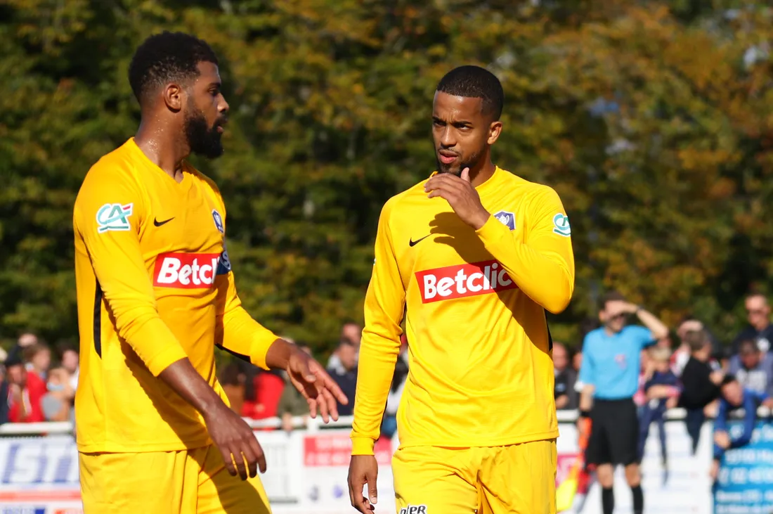 Yasser Baldé et Marvin Baudry alignés en Coupe de France 2021-2022.