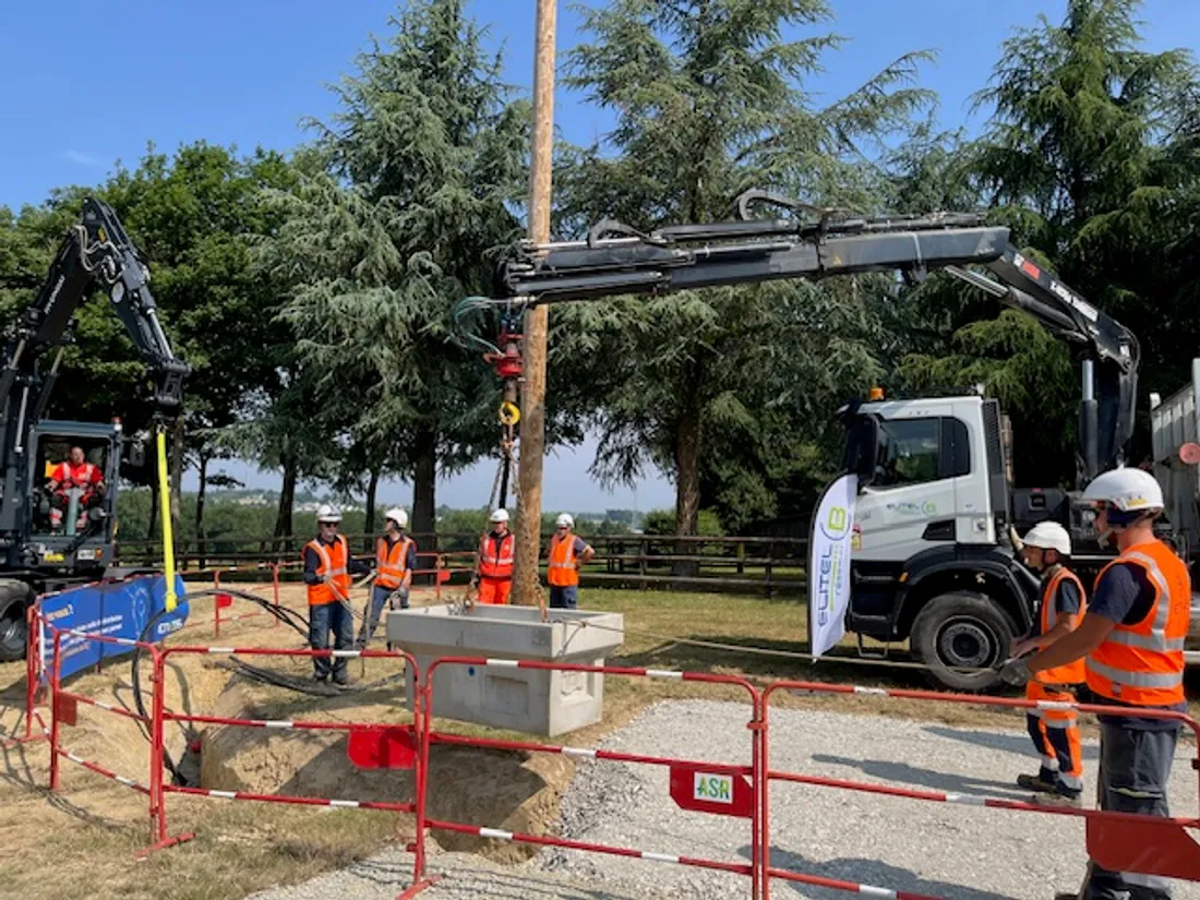Les travaux, débutés en mai 2024 par Enedis, s'achèveront le 23 juin prochain. 