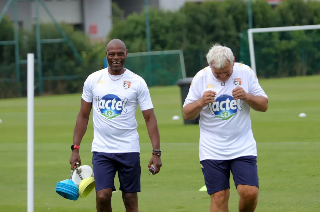Francis de Percin (à gauche) vient compléter le staff en tant qu'entraîneur adjoint