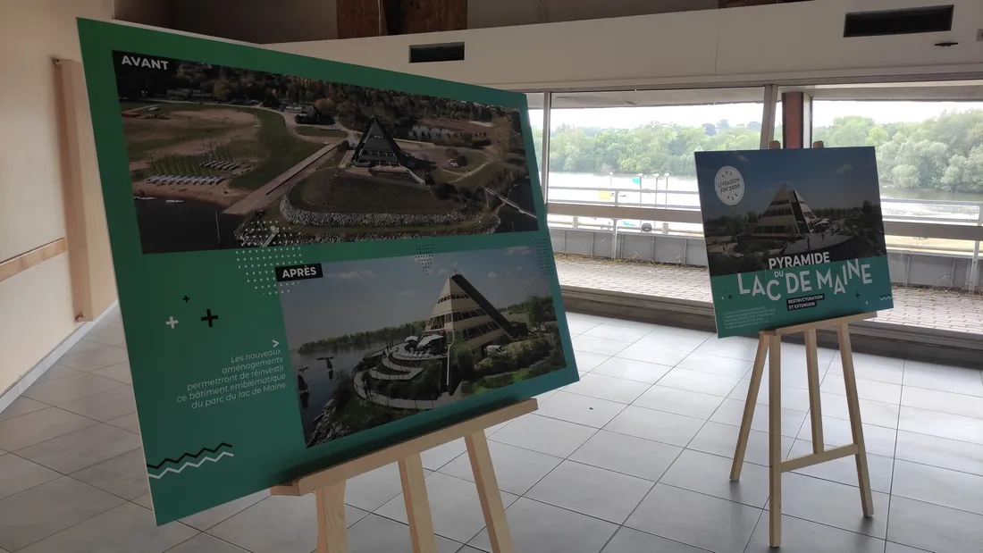 Le Avant/Après de la Pyramide.