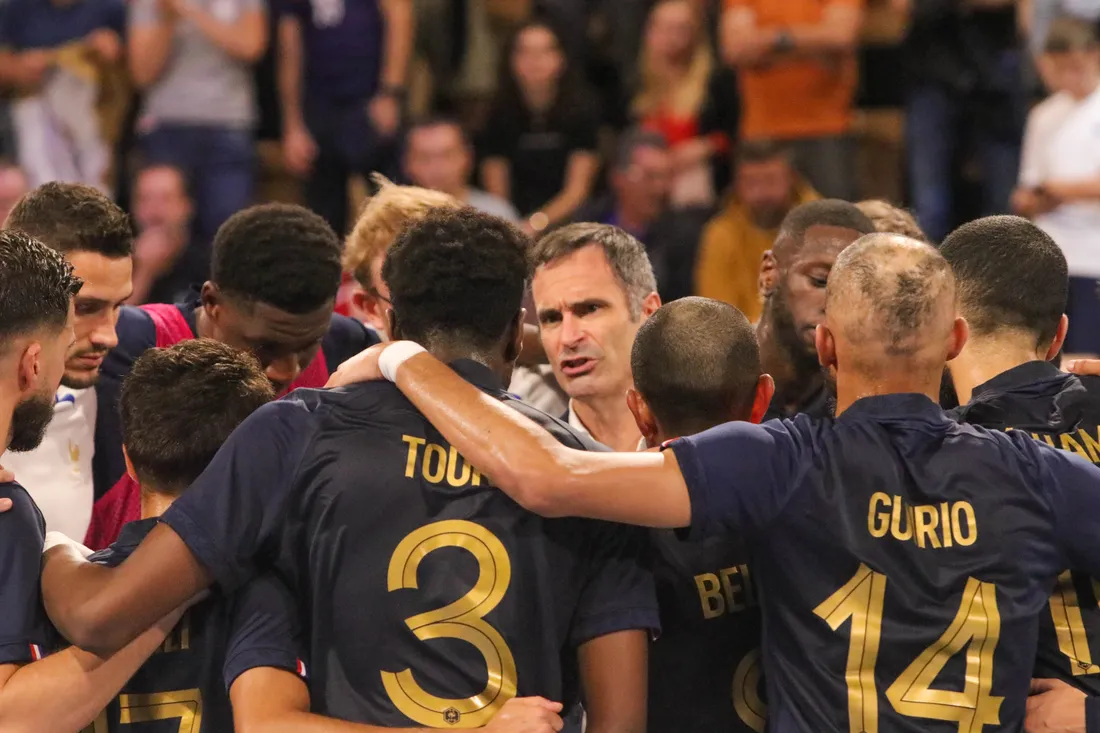 Raphaël Reynaud, le sélectionneur de l'équipe de France de futsal.