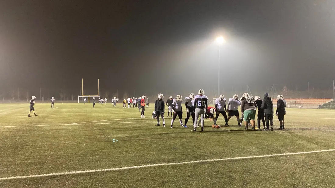 Les Yankees à l'entraînement mercredi soir, au stade Marcel Nauleau