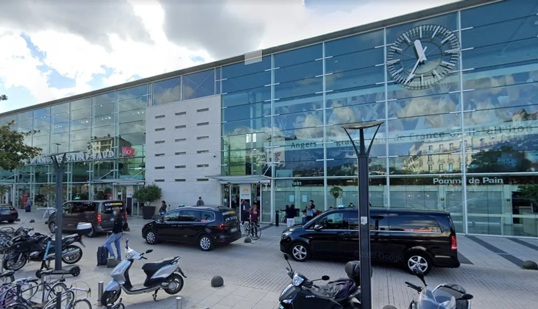 Illustration Gare d'Angers_09 11 22_ Google Maps - Street View