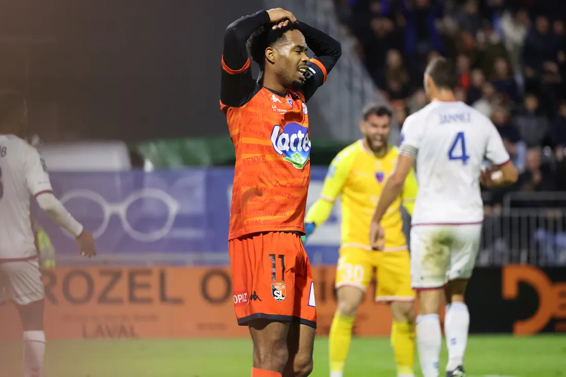 Rémy Labeau-Lascary a été expulsé de la rencontre face à Concarneau.