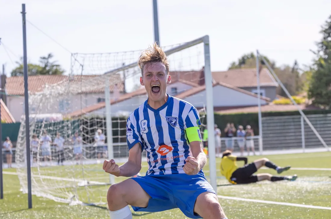 Lucas Bézie, le capitaine et buteur de Saint-André - Saint-Macaire.
