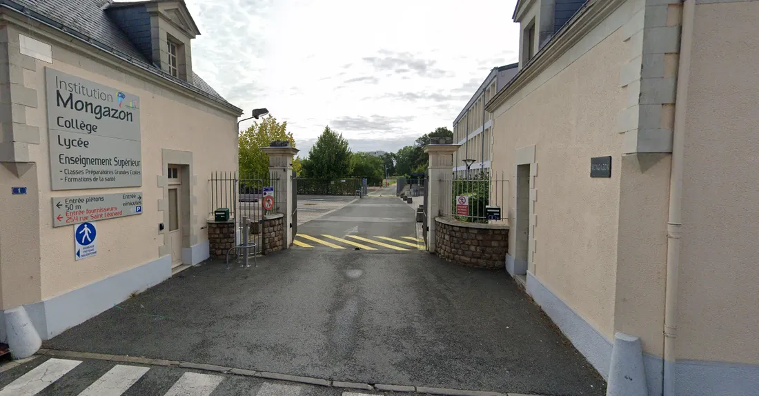 Lycée Mongazon Angers_02 02 24_Capture d'image Street view