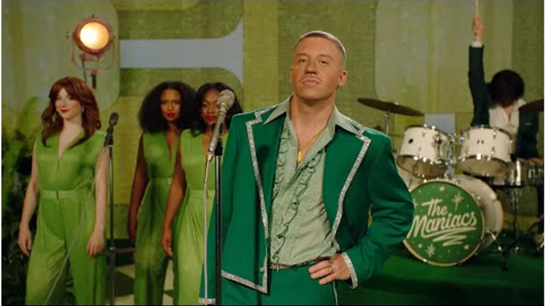 Macklemore V and B Fest_22 01 24_Capture d'écran du clip Maniac de Macklemore feat Windser