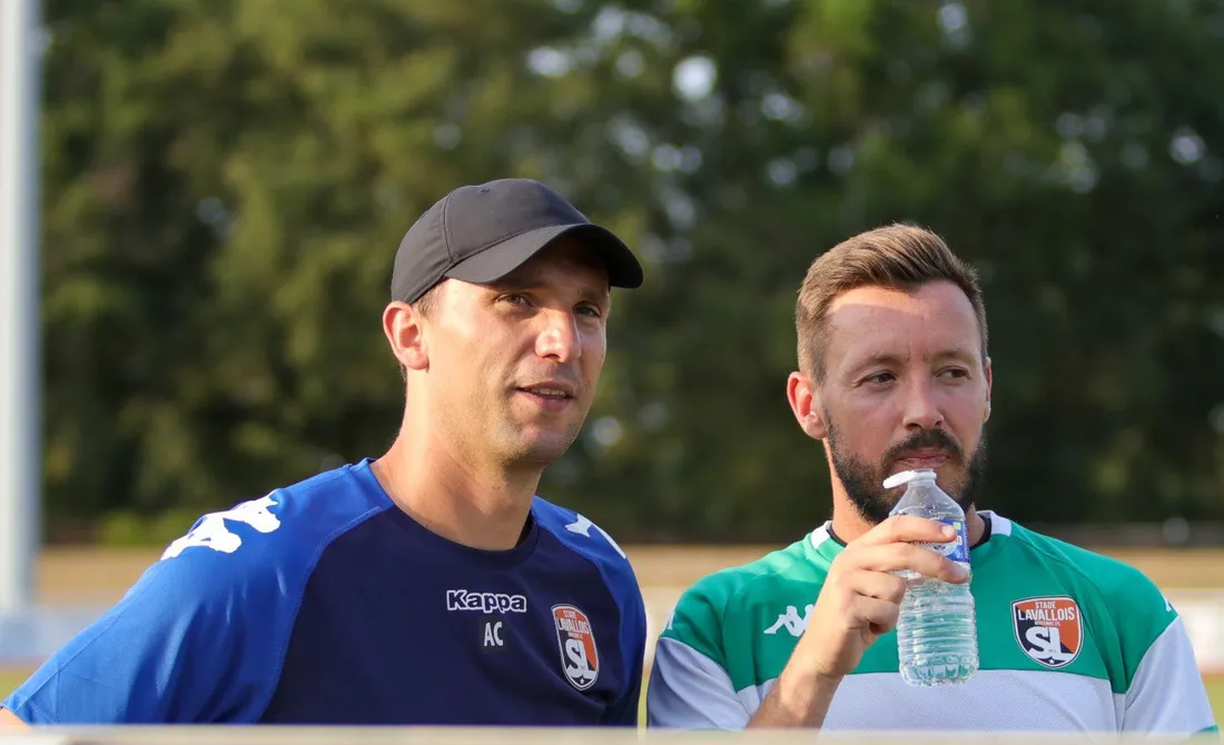 Anthony Corre avec Maxime Hautbois.