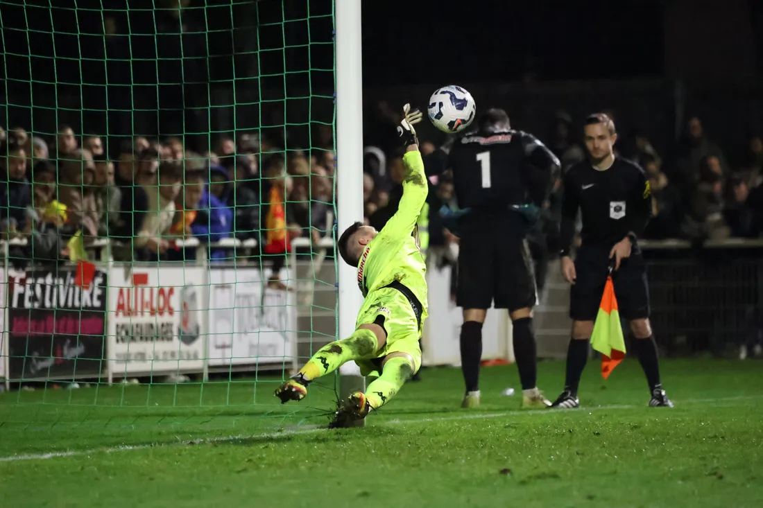 Maxime Haubtois a été confronté à deux séances de tirs au but en deux matches de Coupe de France.