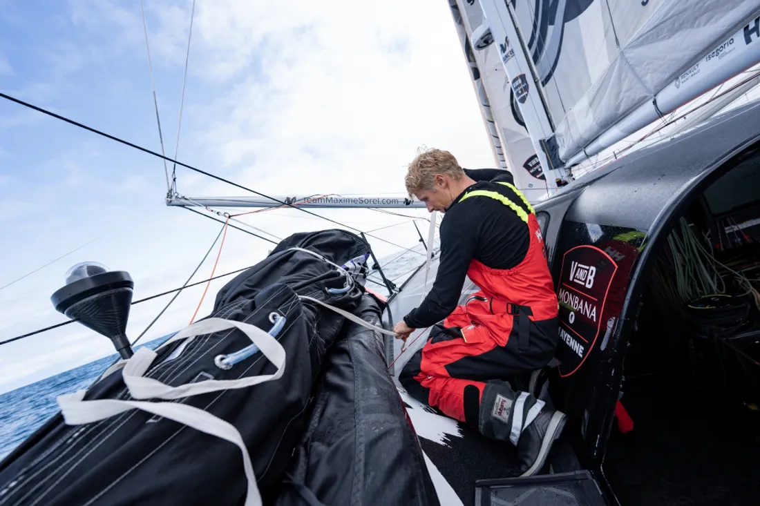 Maxime Sorel a dû abandonner le Vendée Globe.