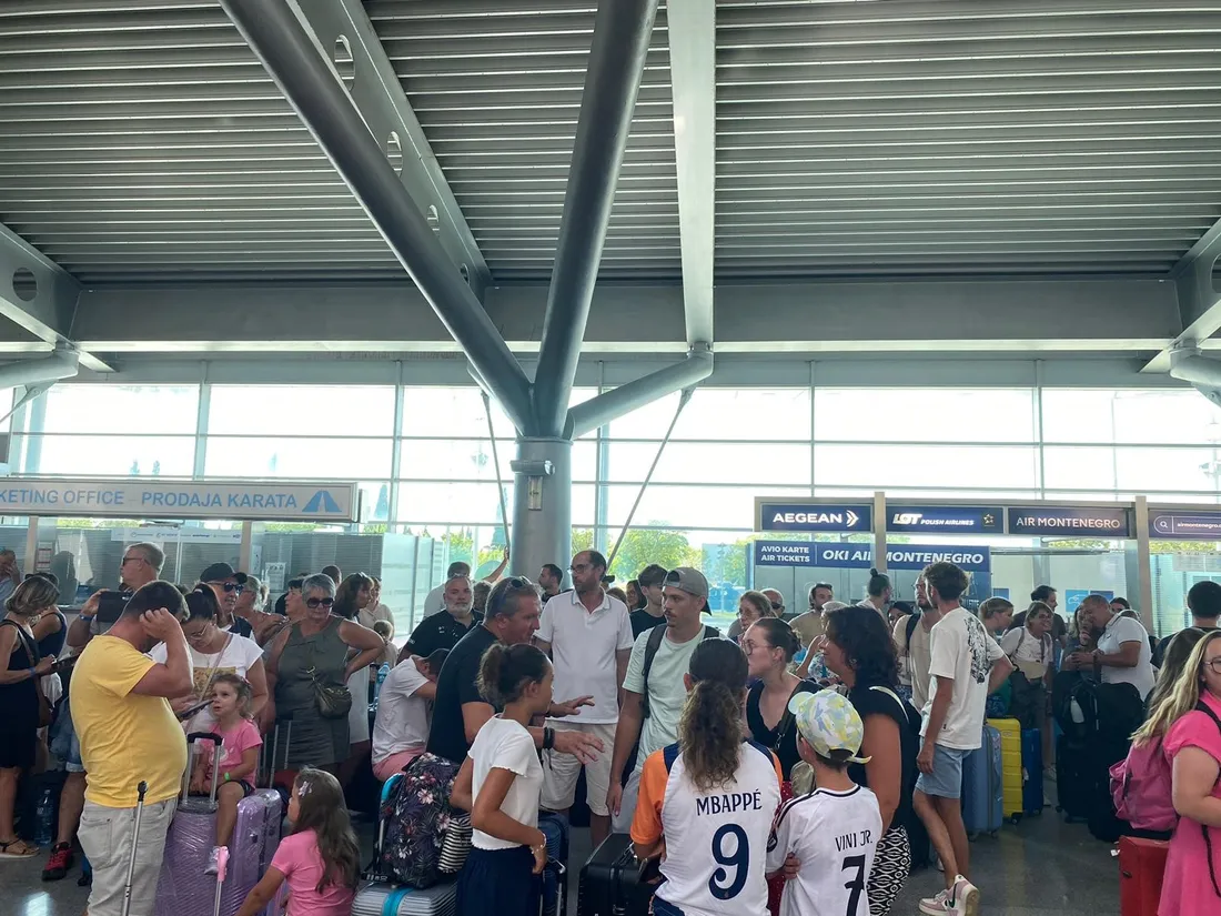 Une soixantaine de touristes français sont restés coincés au Monténégro depuis samedi.