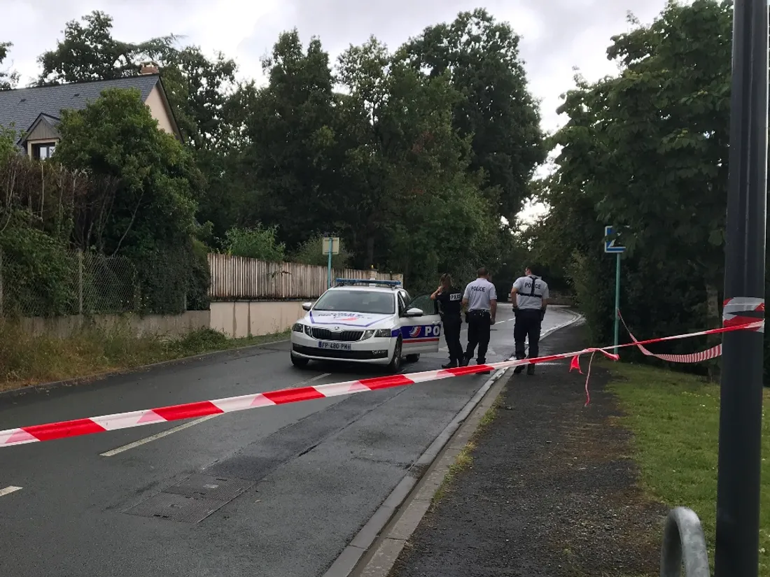 Les gendarmes étaient mobilisés au nord d'Angers.