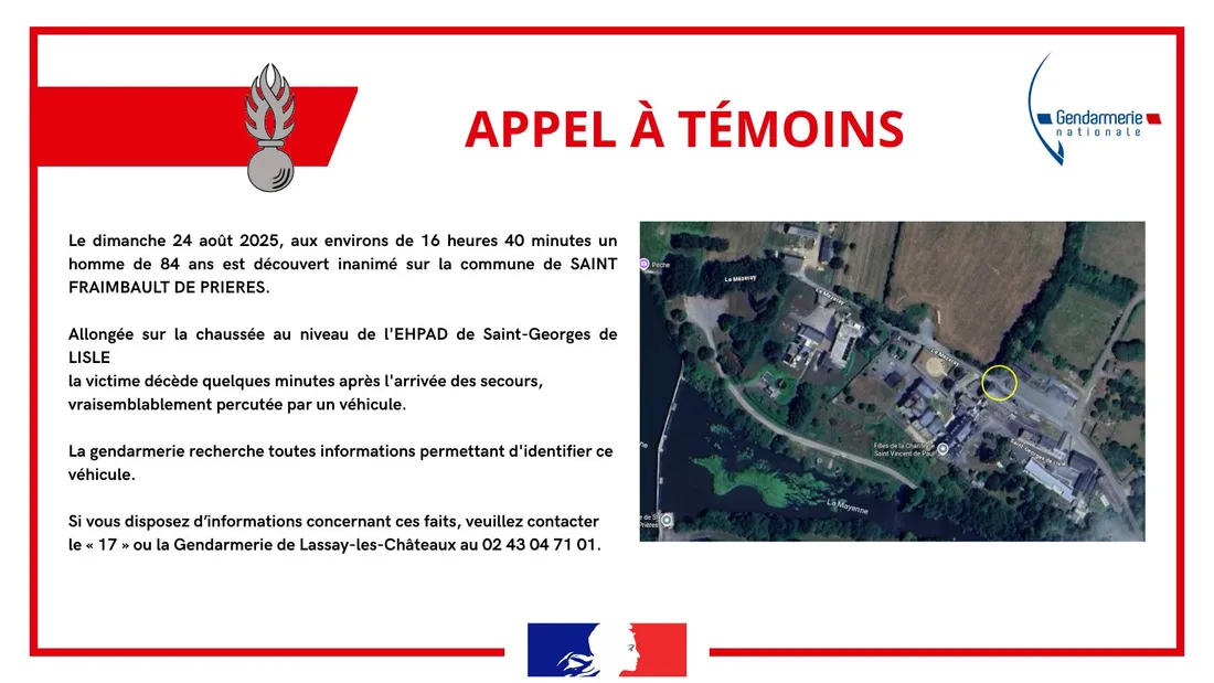 appel à témoins gendarmerie 53_27 08 25_Gendarmerie 53