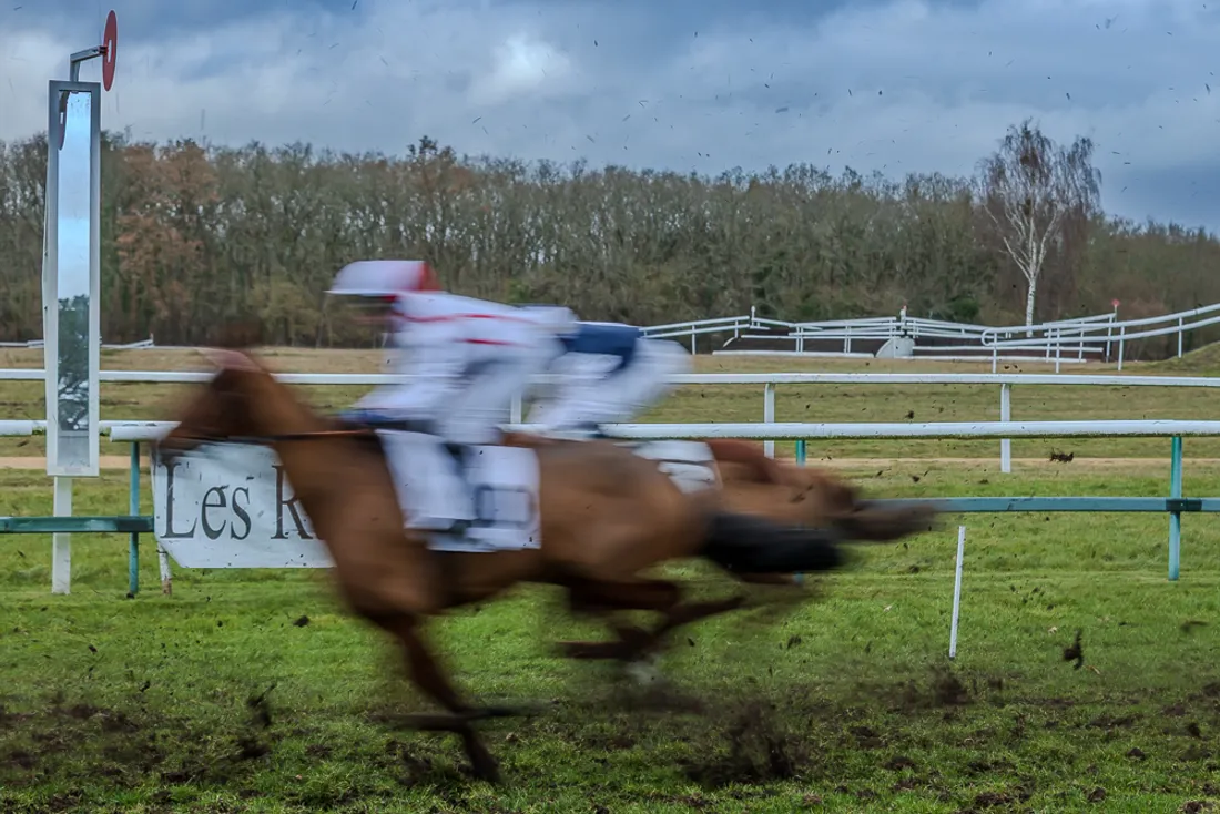 Arrivée sur l'hippodrome de Durtal Les Rairies