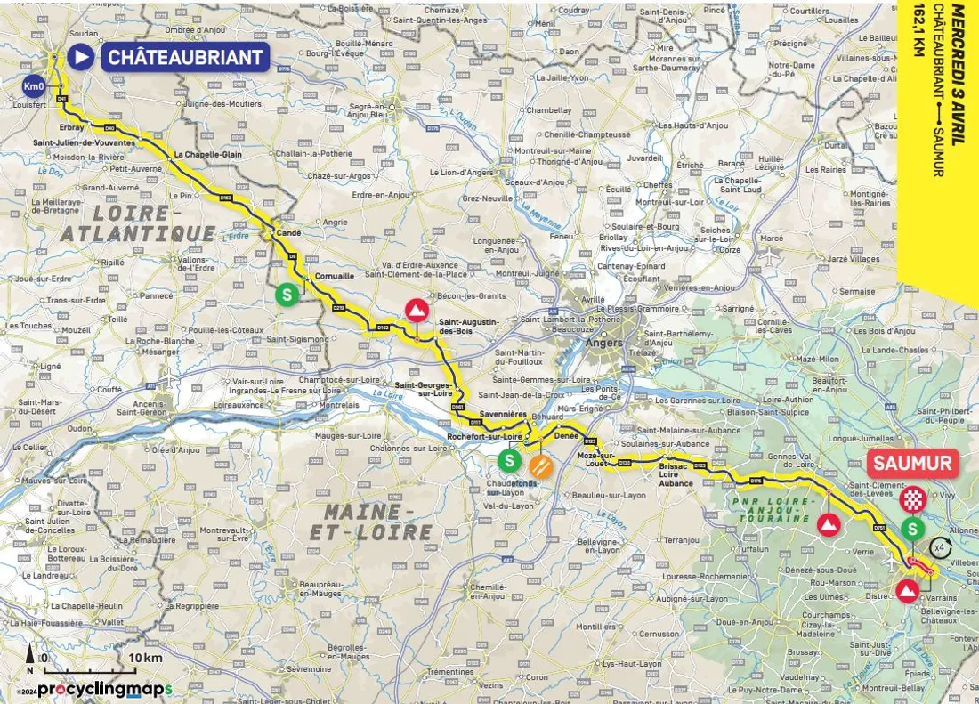 Le parcours de la deuxième étape.