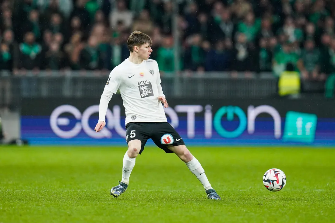 Marius Courcoul est arrivé au centre de formation d'Angers Sco à 13 ans.