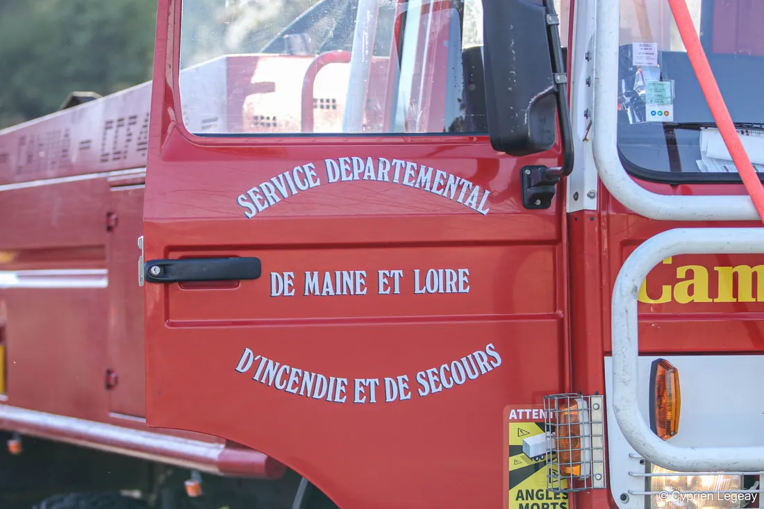 Les pompiers sont intervenus à Soeurdres, aux Hauts-d'Anjou.