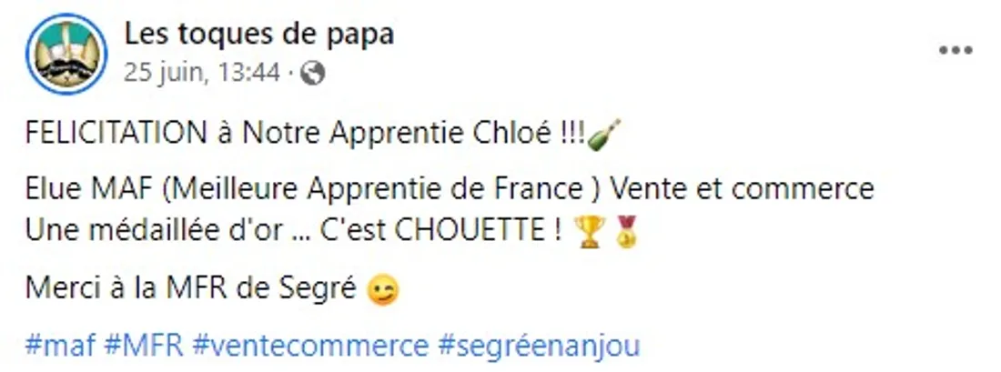 Les toques de papa MFR Segré_30 06 22_Rosemarie Pinon