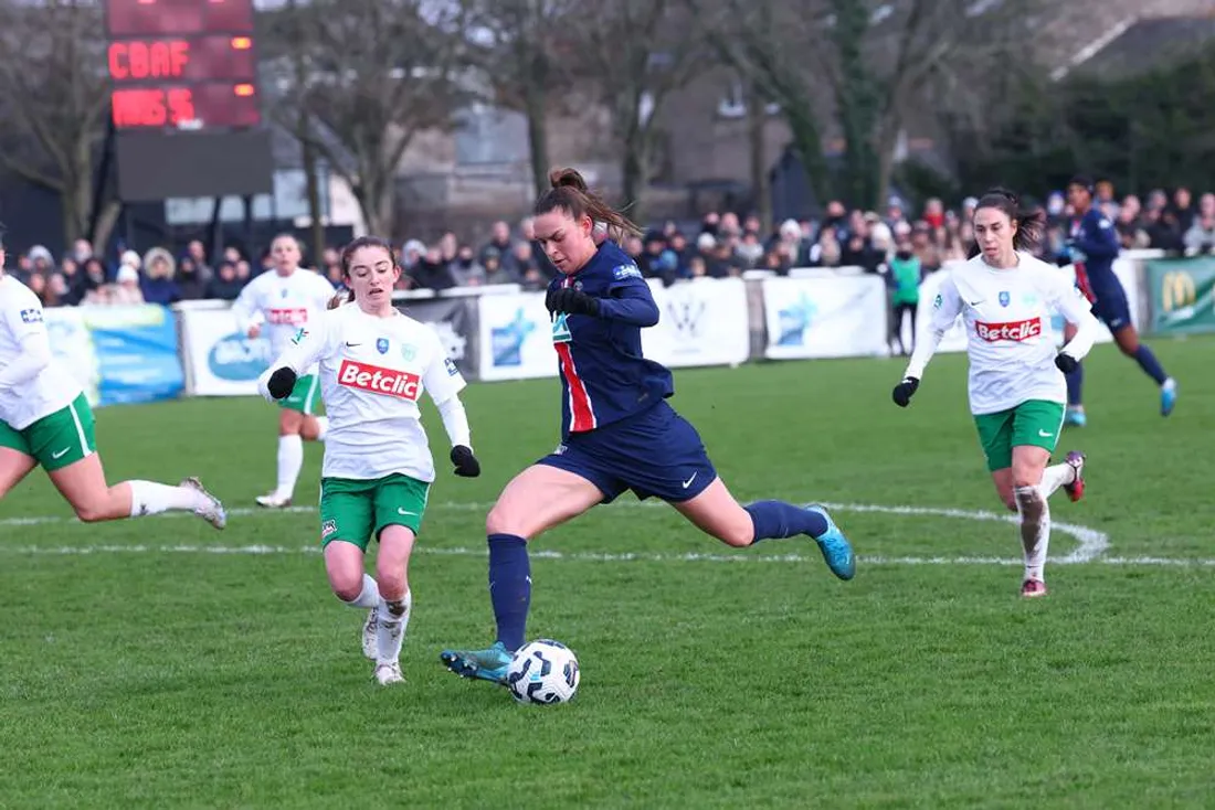 Les filles de la Croix-Blanche avaient fait une grande prestation face au PSG.